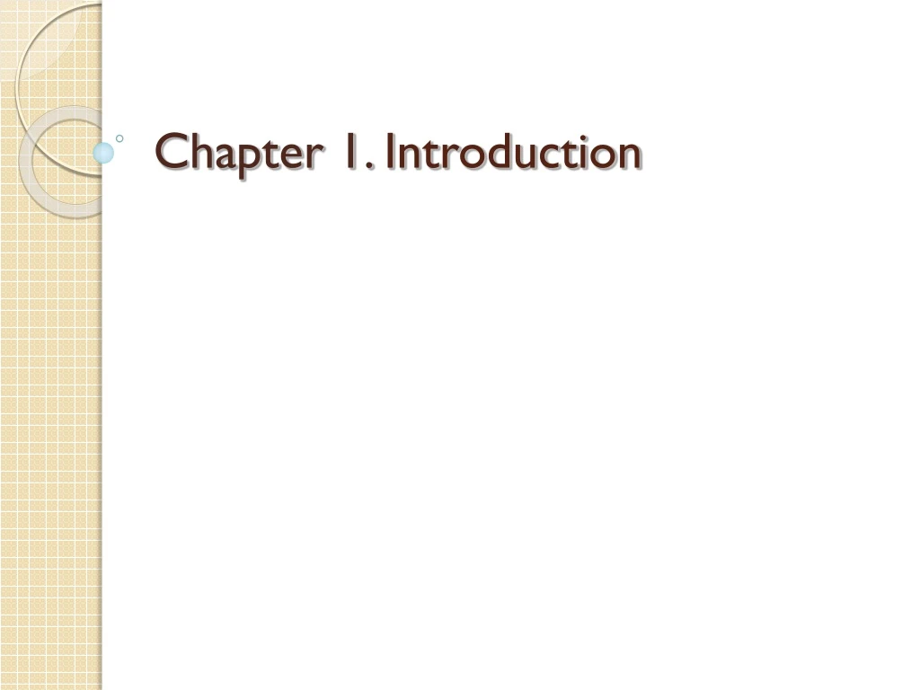 chapter 1 introduction