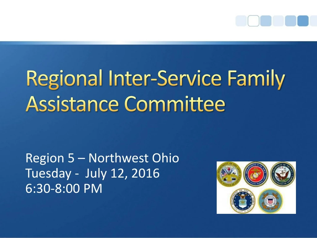 regional inter service family assistance committee