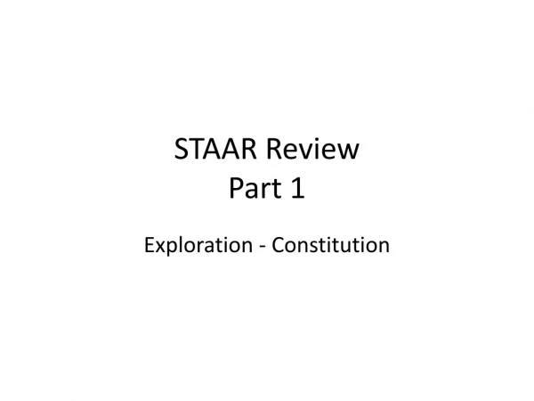 STAAR Review Part 1