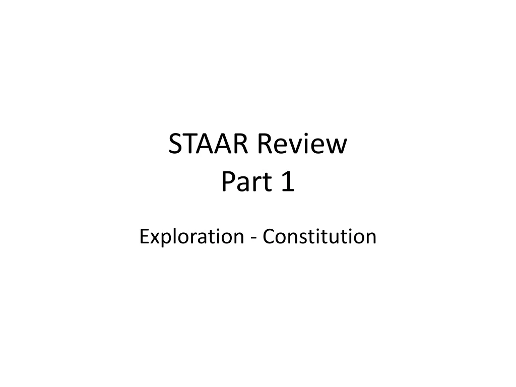 staar review part 1