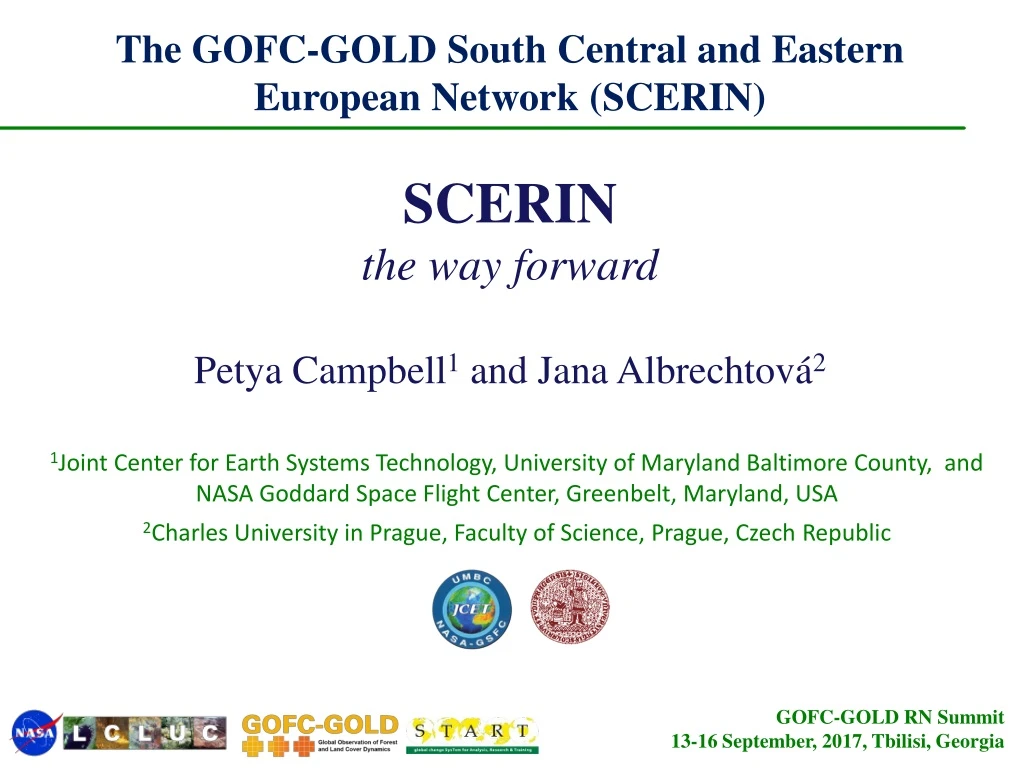 the gofc gold south central and eastern european