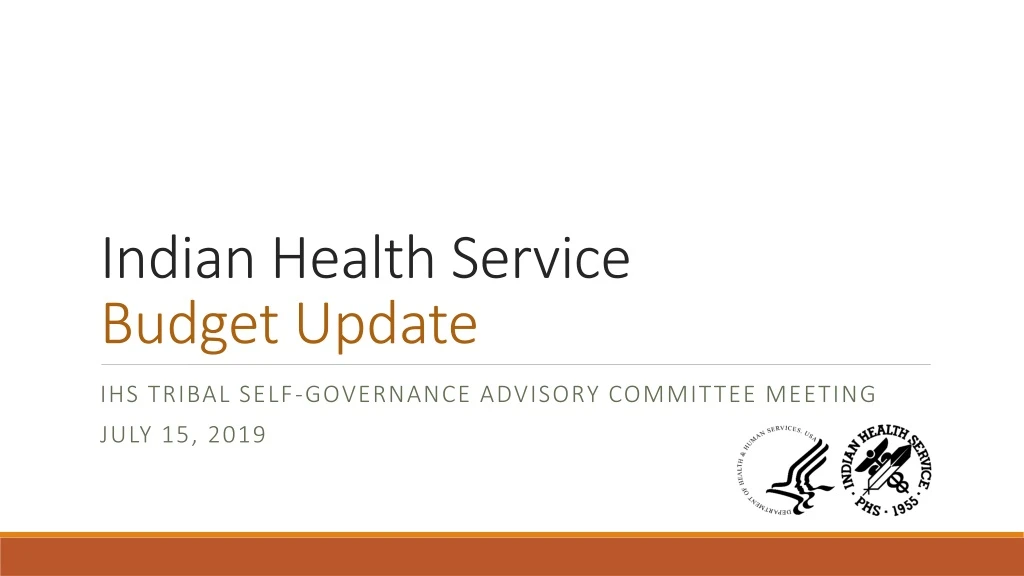 indian health service budget update
