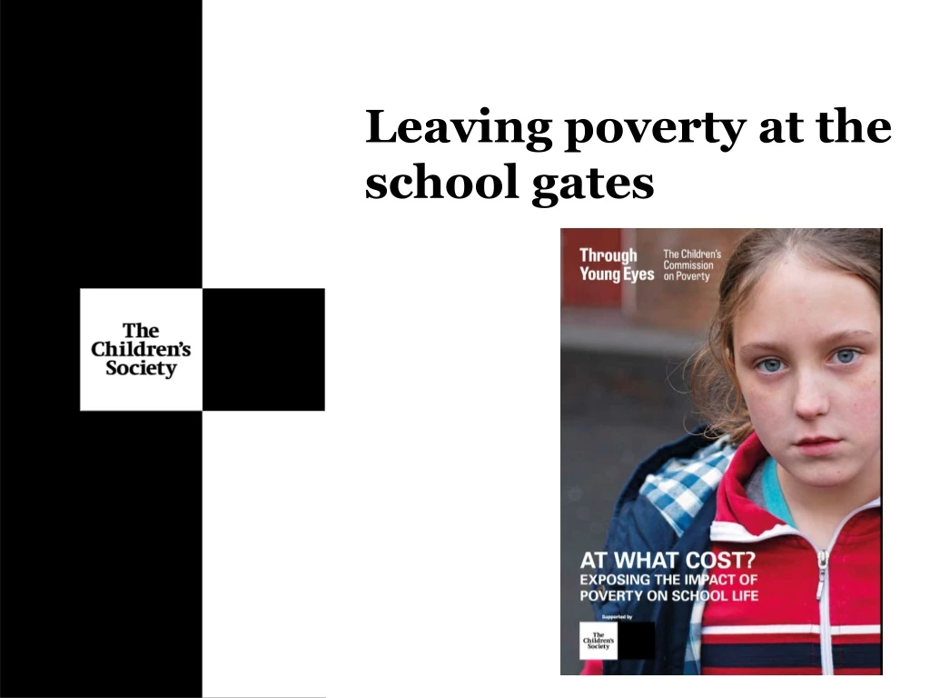 leaving poverty at the school gates