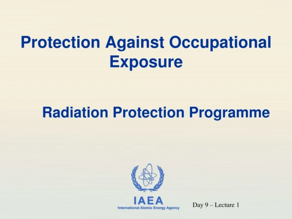 Protection Against Occupational Exposure