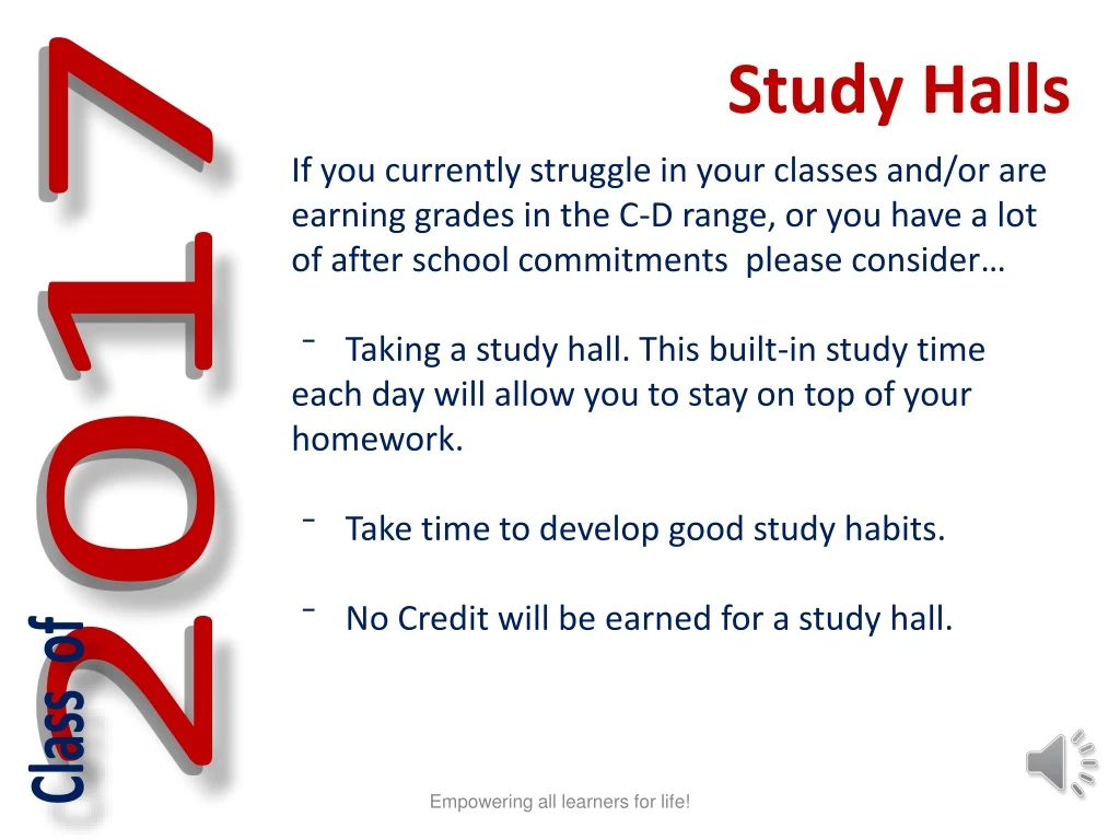 study halls