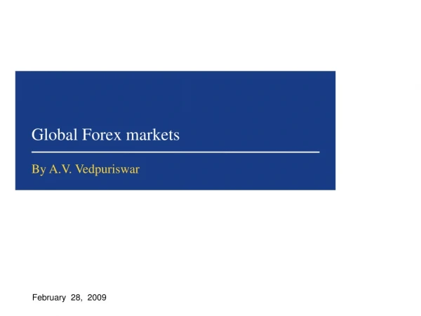 Global Forex markets