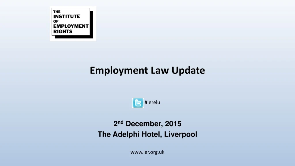 employment law update