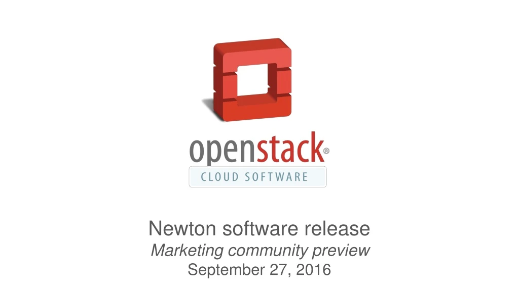 newton software release marketing community preview september 27 2016