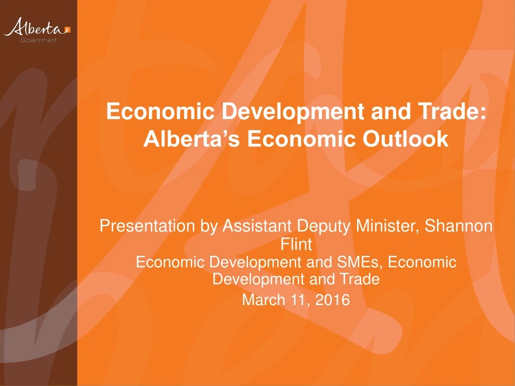 economic development and trade alberta s economic outlook