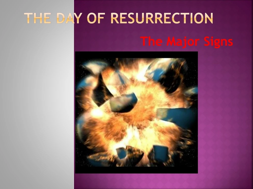 the day of resurrection