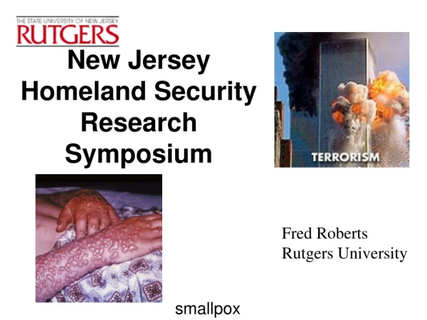 New Jersey Homeland Security Research Symposium