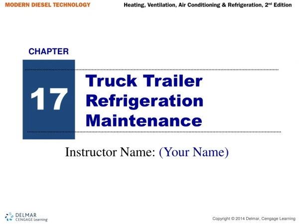 Truck Trailer Refrigeration Maintenance