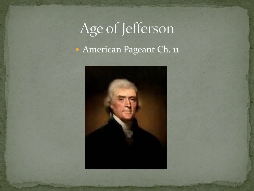 age of jefferson