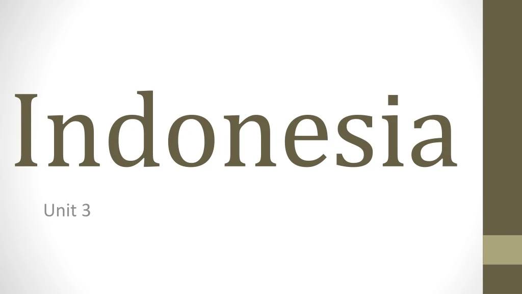 indonesia