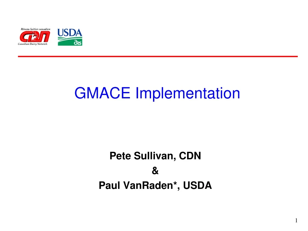 gmace implementation