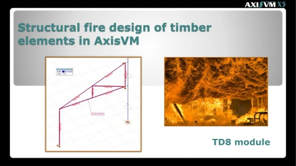 Structural fire design of timber elements in AxisVM