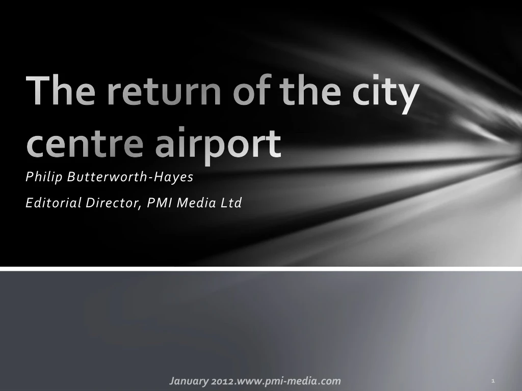 the return of the city centre airport