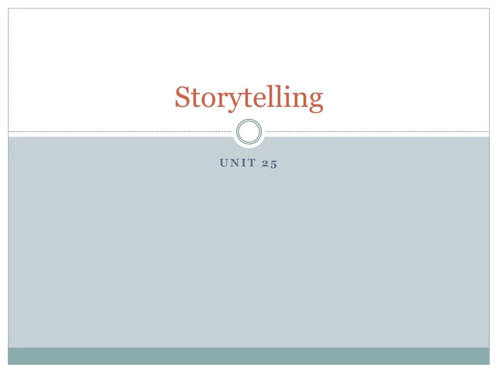 storytelling