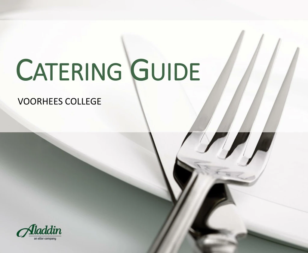 catering guide