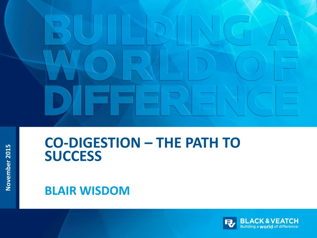 co digestion the path to success