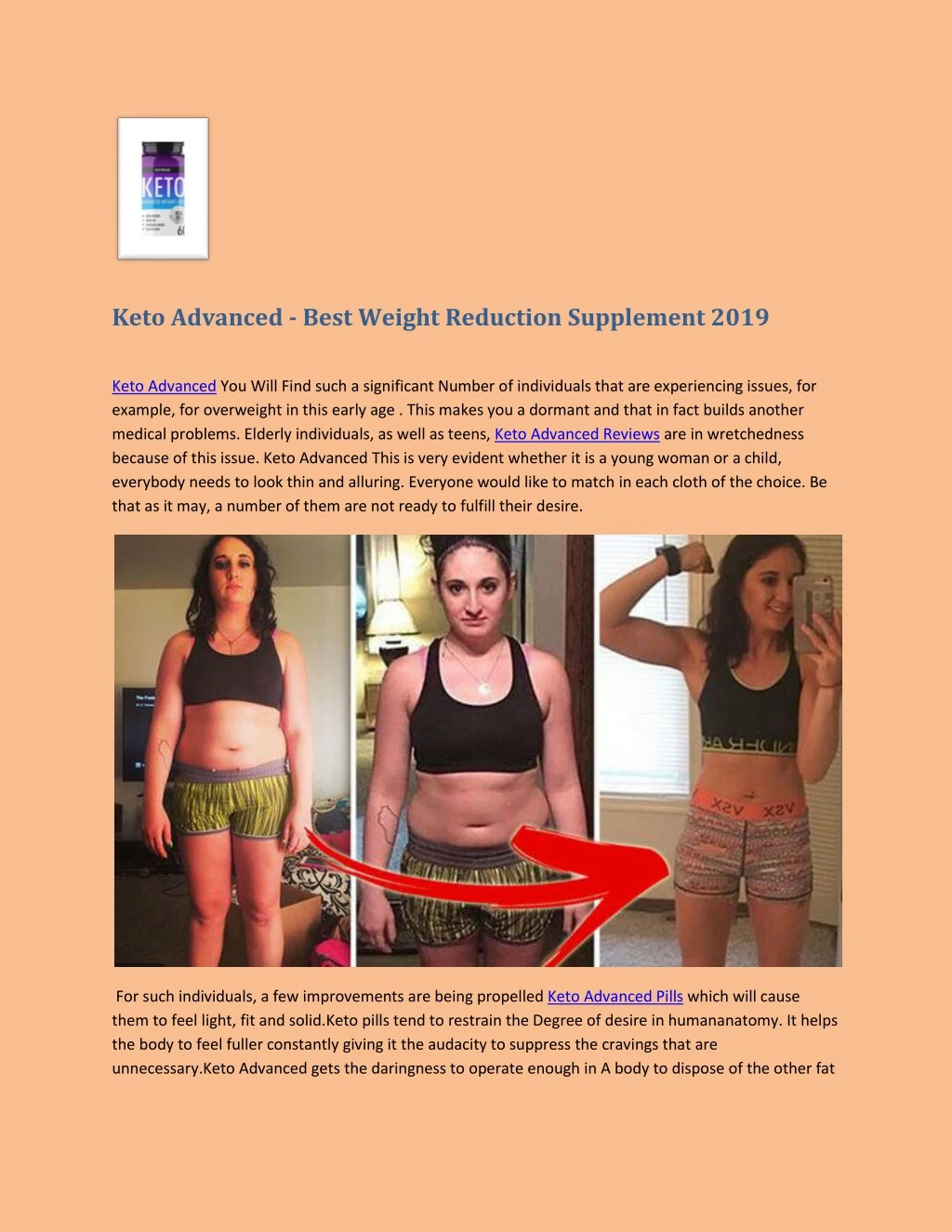 keto advanced best weight reduction supplement