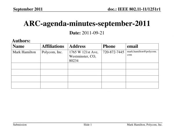 ARC-agenda-minutes-september-2011