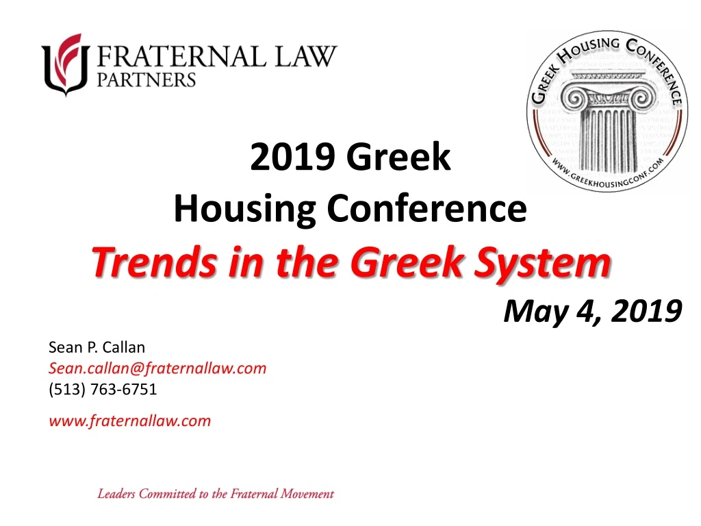 2019 greek housing conference trends in the greek