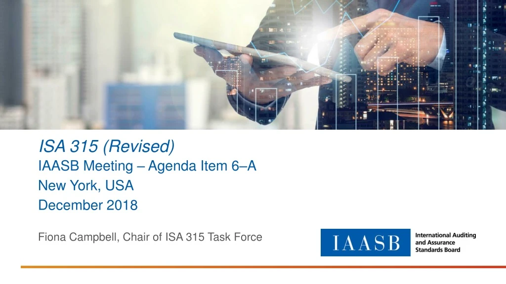 isa 315 revised iaasb meeting agenda item 6 a new york usa december 2018