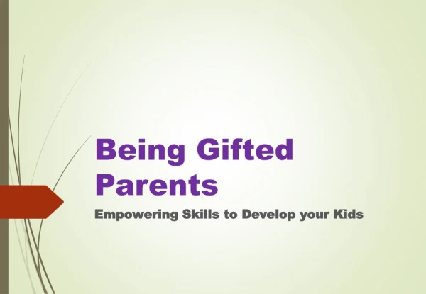 Being Gifted Parents