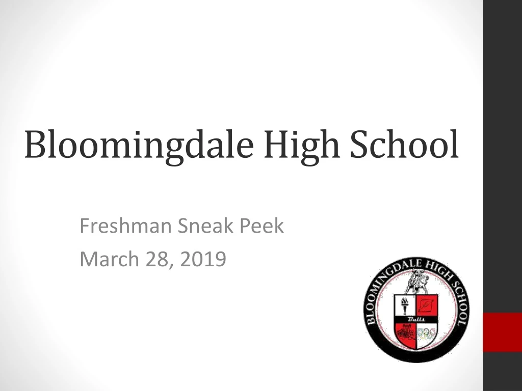 bloomingdale high school