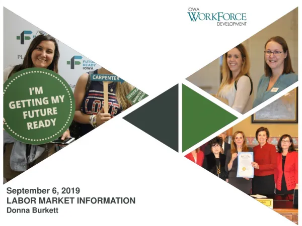 September 6, 2019 Labor market information Donna Burkett