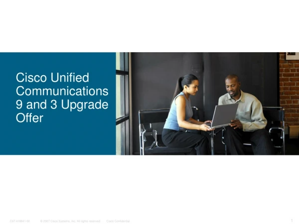 Cisco Unified Communications 9 and 3 Upgrade Offer