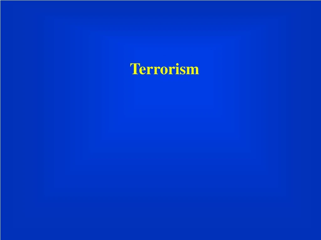 terrorism