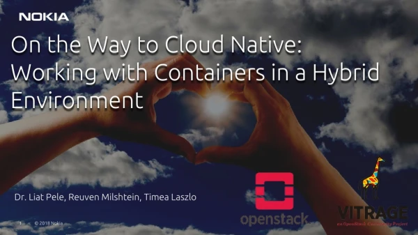 On the Way to Cloud Native: Working with Containers in a Hybrid Environment