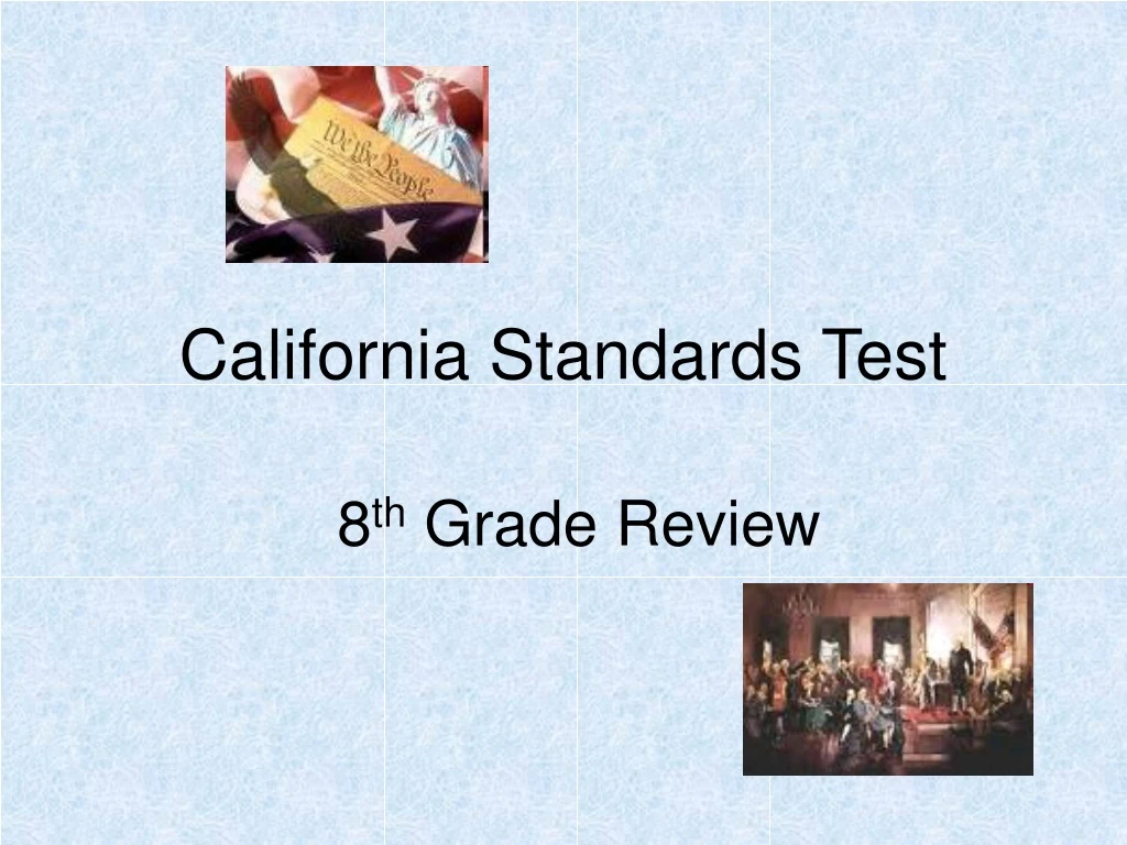 california standards test