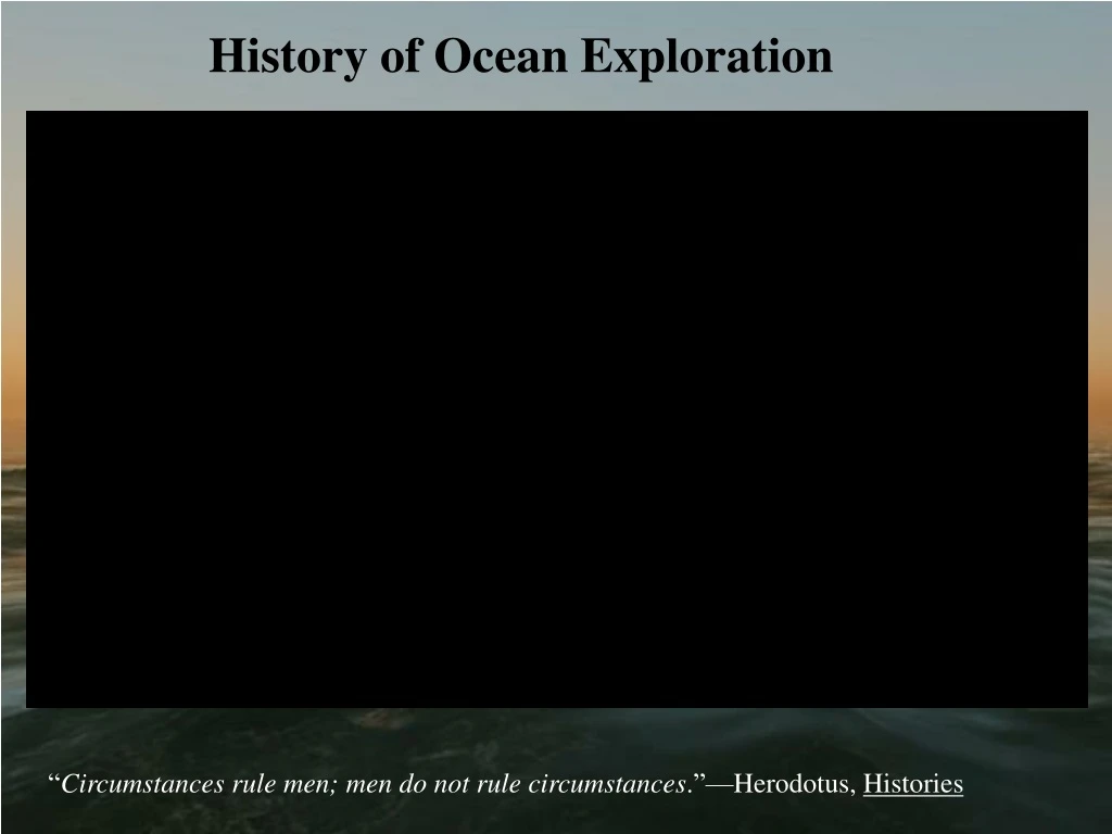 history of ocean exploration