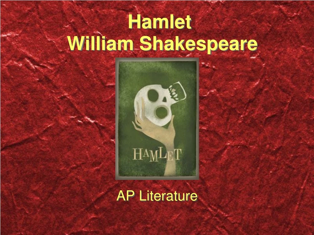 hamlet william shakespeare