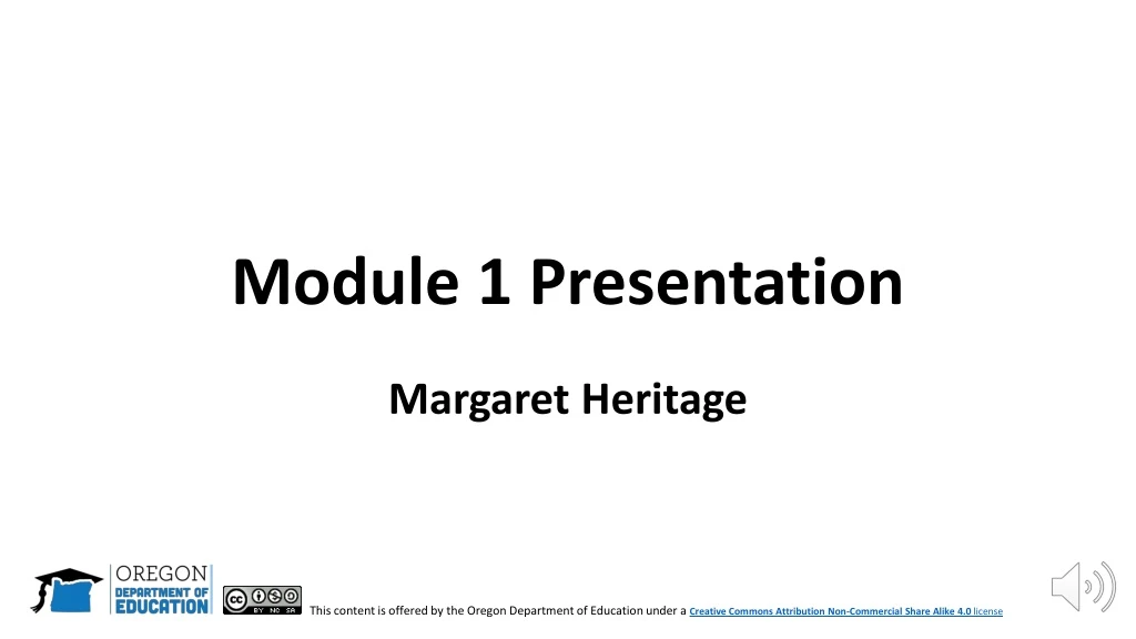 module 1 presentation
