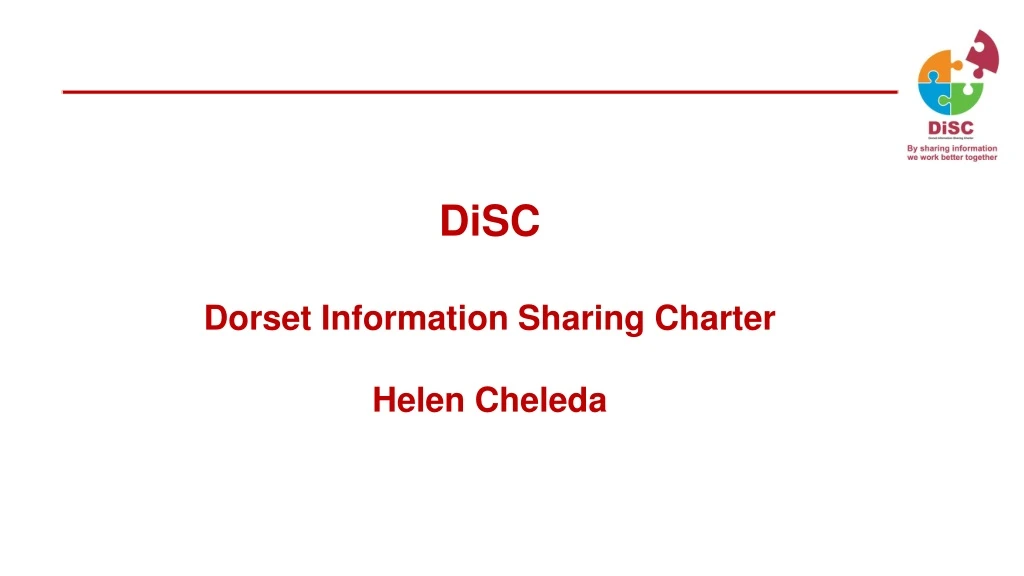 disc dorset information sharing charter helen