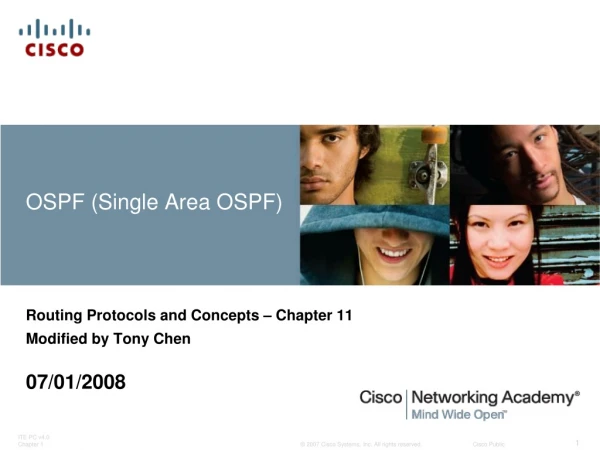 OSPF (Single Area OSPF)