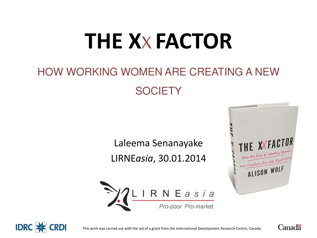the x x factor how working women are creating a new society
