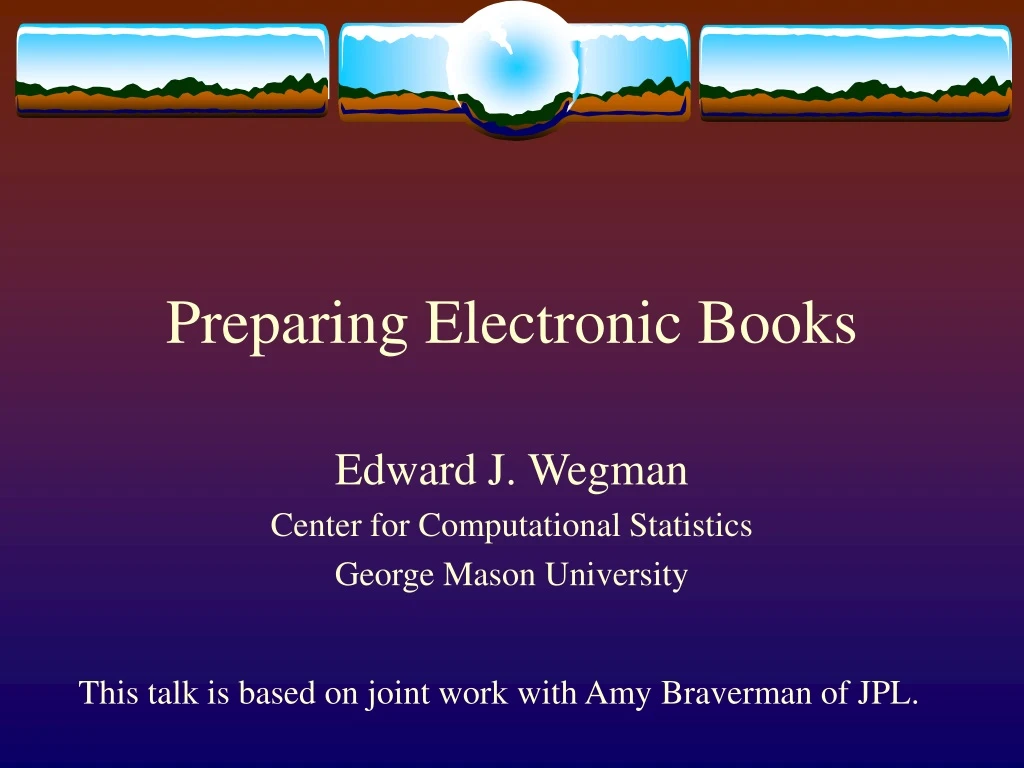 preparing electronic books