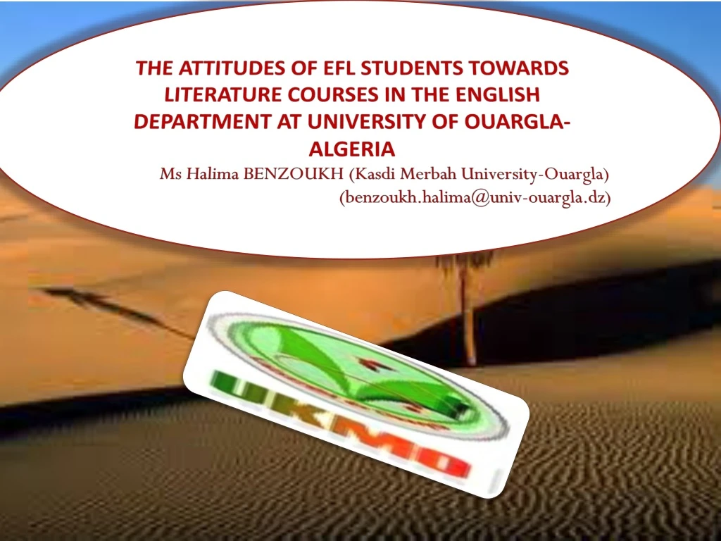 the attitudes of efl students towards literature