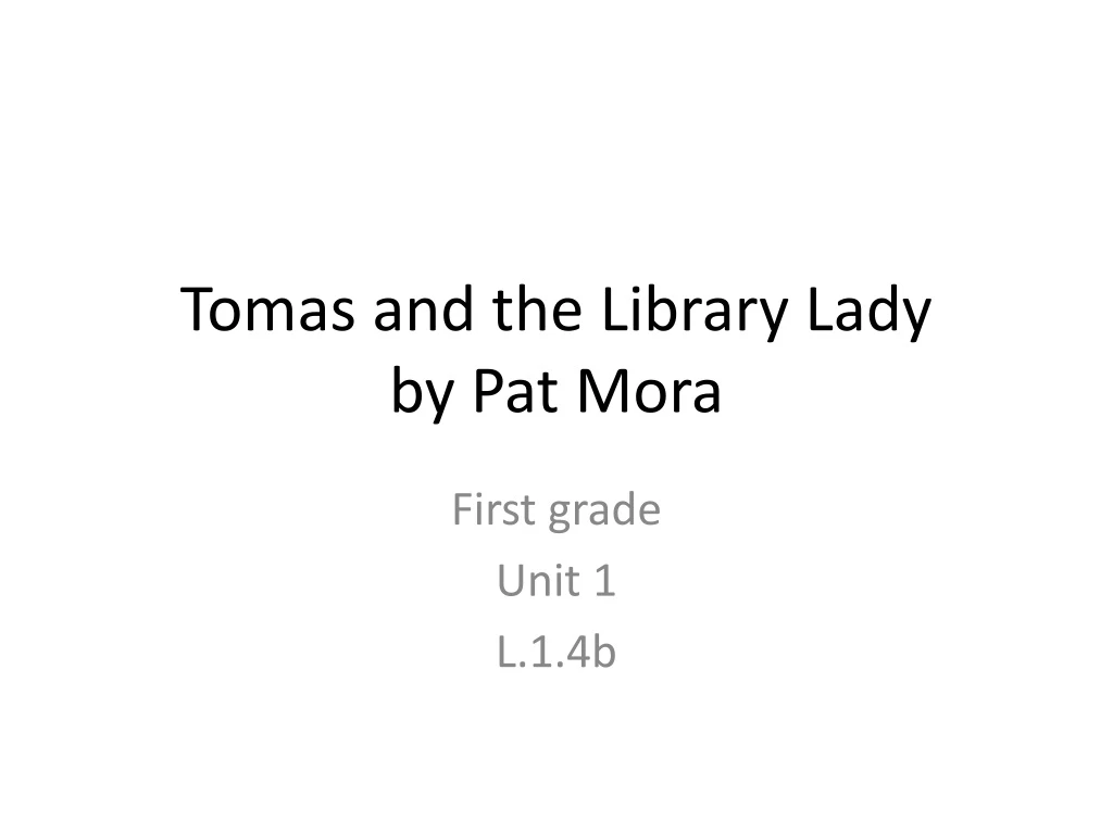tomas and the library lady by pat mora