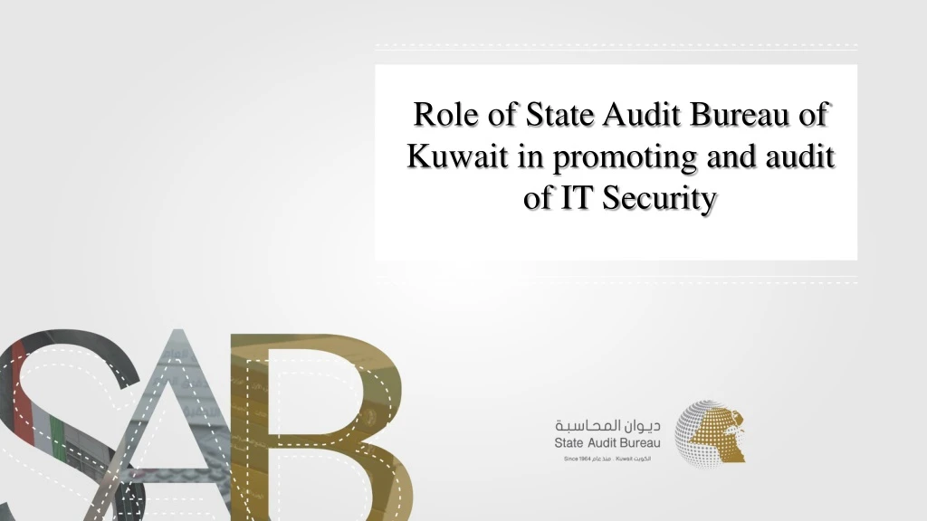 role of state audit bureau of kuwait in promoting