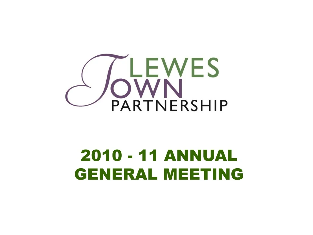 2010 11 annual general meeting