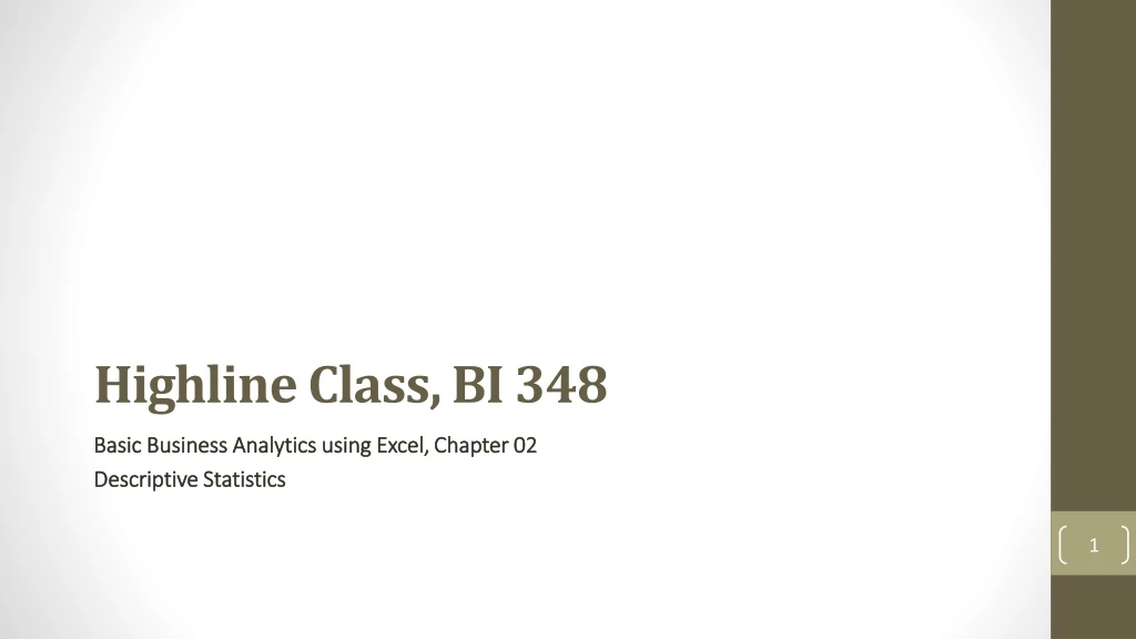 highline class bi 348