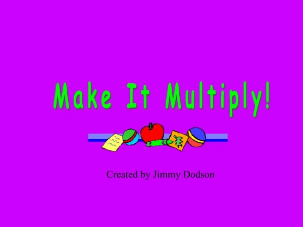 Make It Multiply