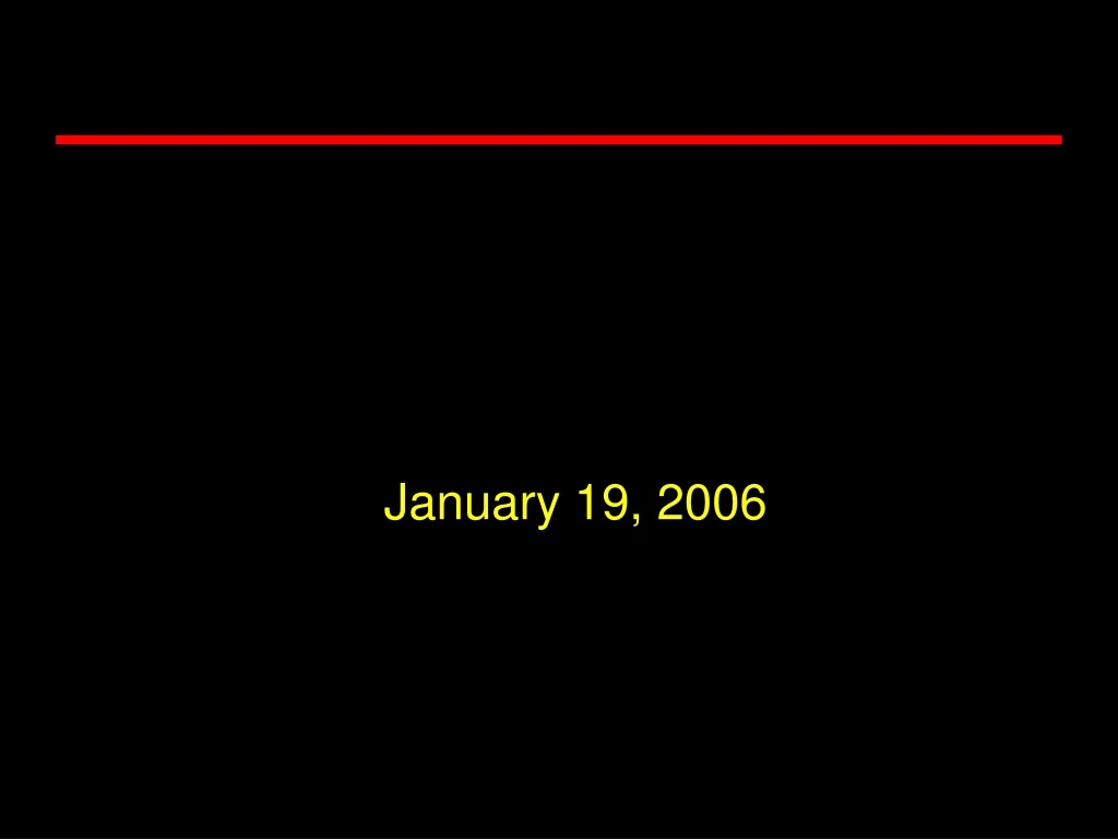 january 19 2006
