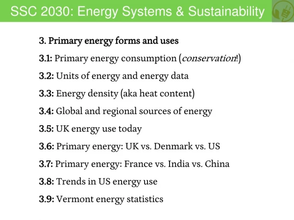 SSC 2030: Energy Systems &amp; Sustainability
